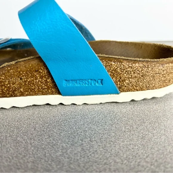 Birkenstock Mayari Graceful Ocean Regular Fit size 38 blue sandals Birks - Picture 7 of 7